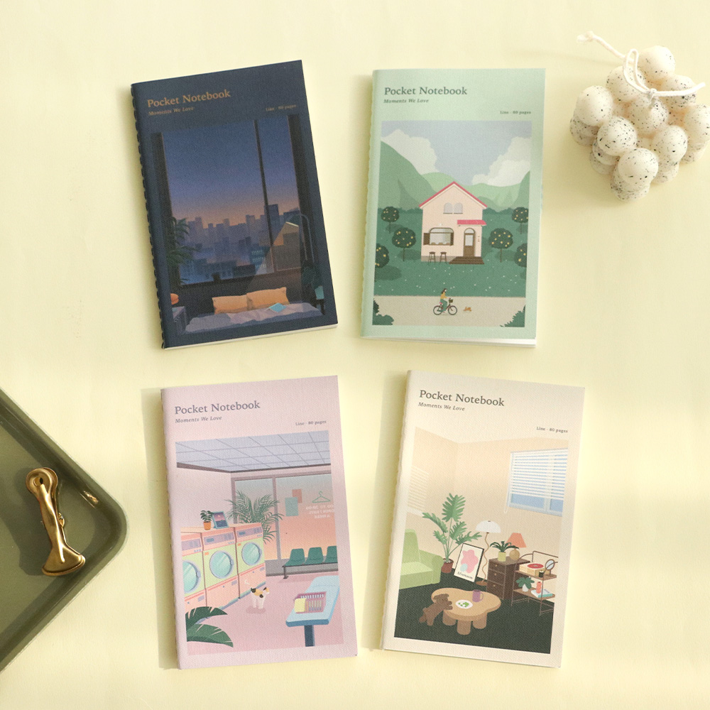 포켓노트 v.3 - 라인 유선 수첩 미니