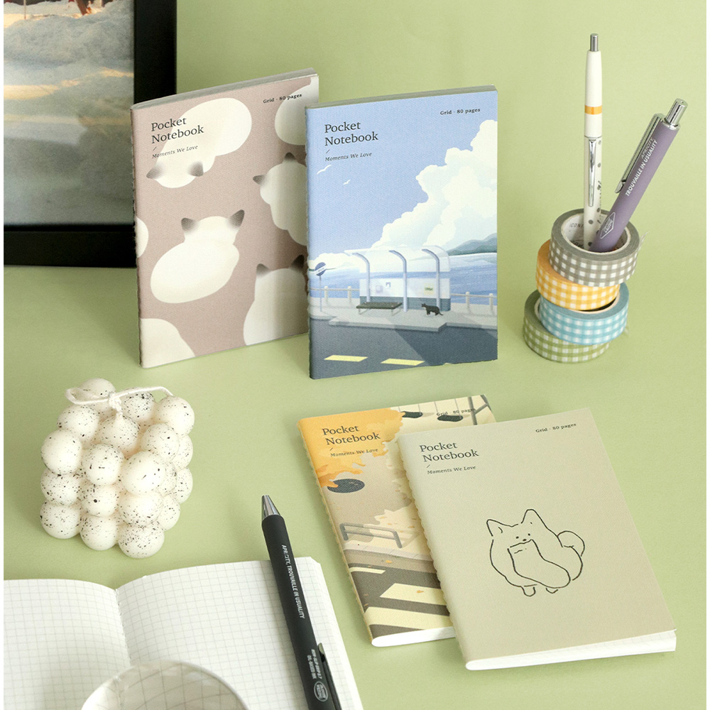 포켓노트 v.3 - 그리드 모눈 수첩 미니