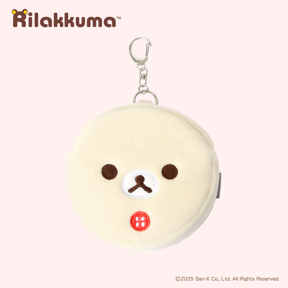 코리락쿠마 원형 파우치