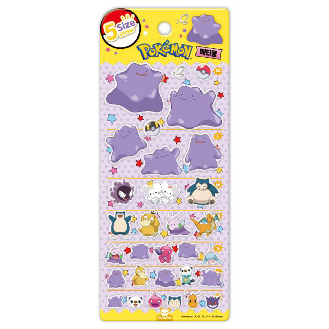 포켓몬 5사이즈 스티커_메타몽