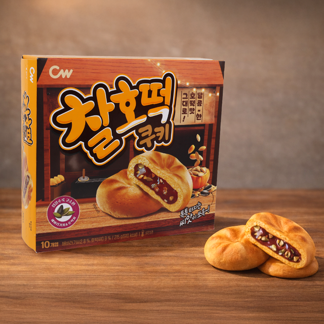 찰떡쿠키 호떡 215g