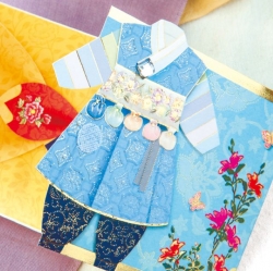 [FB307] 보자기에 고이 접어 한복 봉투