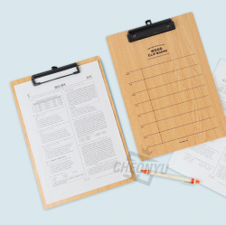 심플 우드 클립보드