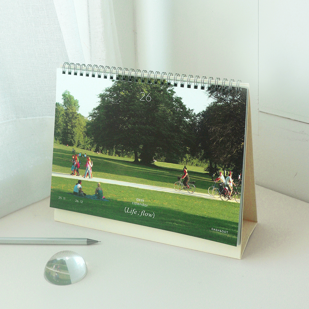 (패키지훼손)2026 라이프 플로우 데스크 캘린더
