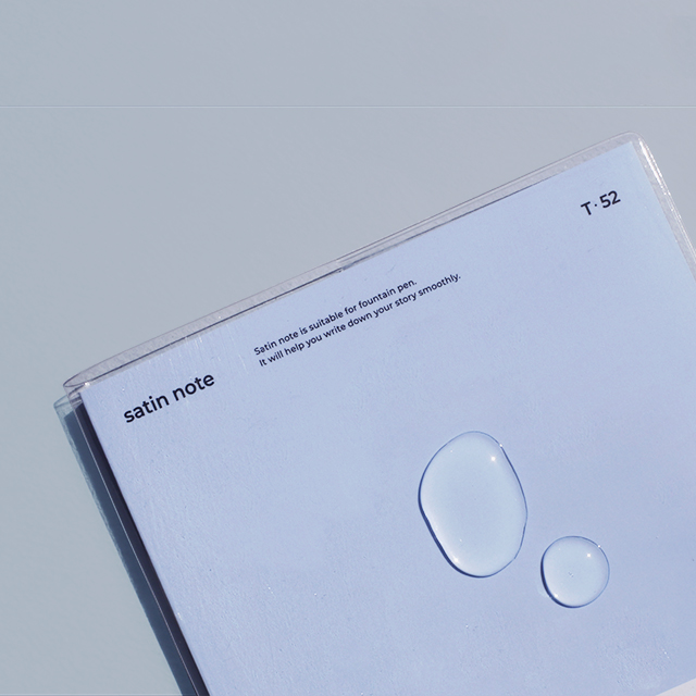 (패키지훼손)새틴 노트 B6 PVC 커버