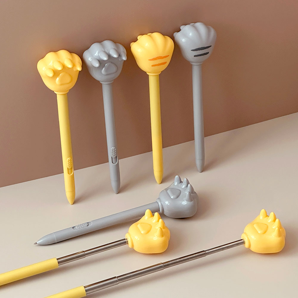 고양이 효자손 볼펜 (12개 1세트)