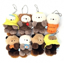 (패키지훼손)아무로키 해달이 수달이 가방고리 7cm 우비 수달이