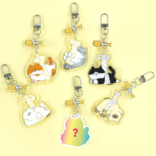 액막이 랜덤 아크릴 키링 8탄 낱개