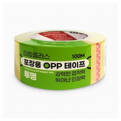 더킹플러스 포장용 OPP 테이프 100M (투명)