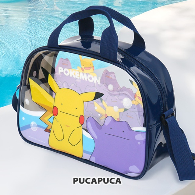 피카츄로 변신한 메타몽 보스턴 수영가방