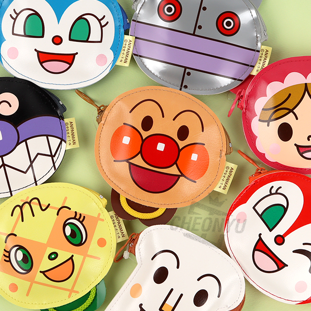 호빵맨 얼굴 미니 동전파우치