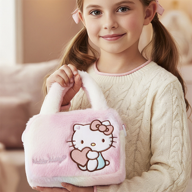 헬로키티 레인보우 퍼 손크로스