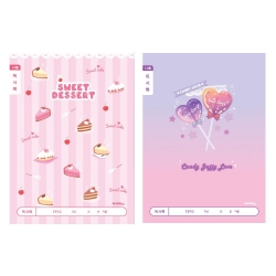 초등1-2 독서록 넓은칸-여 (10개 1세트)