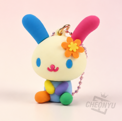 우사하나 PVC 마스코트 키링