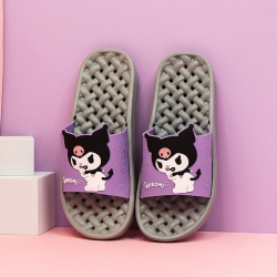 쿠로미 물빠짐이 좋은 라탄 EVA 소프트 성인 욕실화