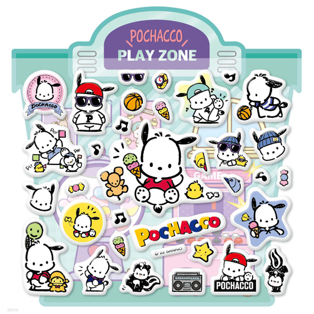포차코 플레이 카페 미니 말랑 스티커