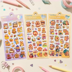 글라스몽 큐티바라 3D 입체 스티커