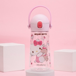 헬로키티 더보틀 원터치 어깨끈 트라이탄 물통 470ml