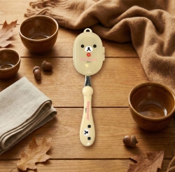 코리락쿠마 얼굴 편한 스푼 (아이보리)