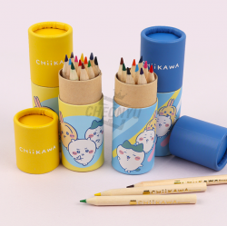 먼작귀 12색 미니 원목 색연필 (랜덤발송)