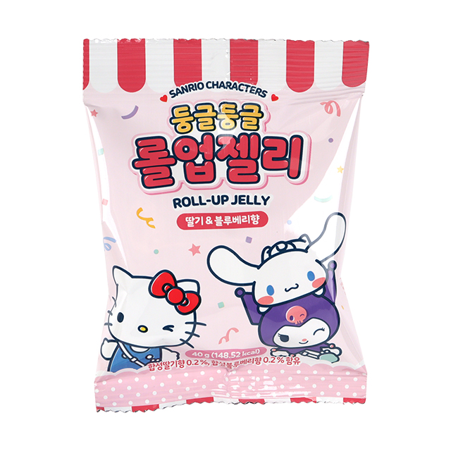 산리오 둥글둥글 롤업젤리 (24개 1세트)