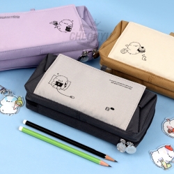 오목눈이 투플랫 키링 필통 (랜덤)