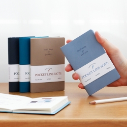 오피셜 A6 포켓 라인 노트 (미니 수첩 핸디)