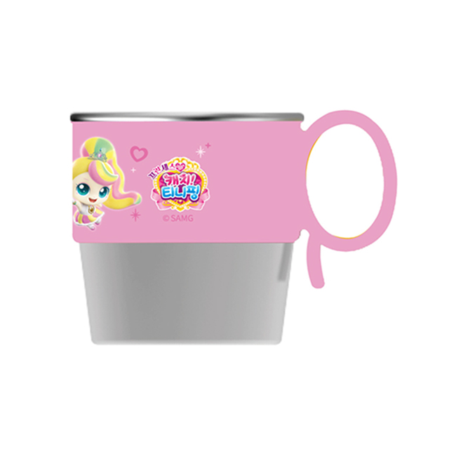 캐치티니핑6 손잡이스텐컵 280ml