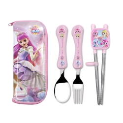 프린세스 캐치티니핑 바른 교정 수저세트_아름핑