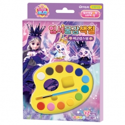 프린세스 캐치티니핑 엽서물감색칠_이클립스핑