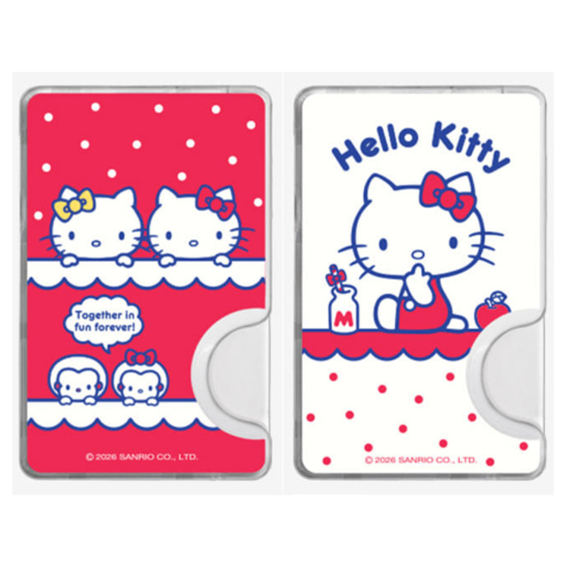 [산리오] 헬로키티 도트 2장 수납 맥세이프 카드 슬롯