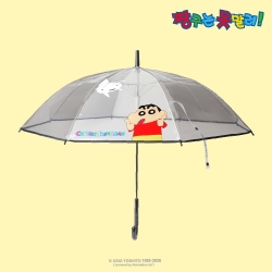 흰둥이랑 짱구 반투명 장우산 60cm