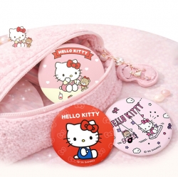 헬로키티 버튼 거울