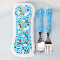 도라에몽 쥬니어 스푼포크 케이스 세트