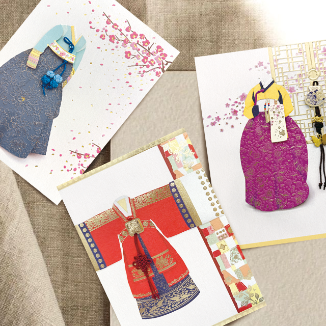 [FT211] 한복 전통 카드