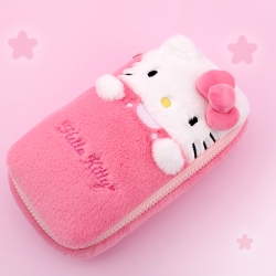 헬로키티 뽀송 입체 파우치
