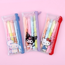 산리오 4색 탄력 형광펜