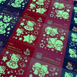 산리오 야광스티커 (60개 1세트)