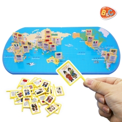 세계지도와 만국기