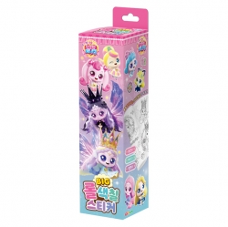 프린세스 캐치티니핑 빅 롤색칠스티커