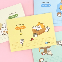 냥냥 일상 가로 15칸 노트 (8개 1세트)