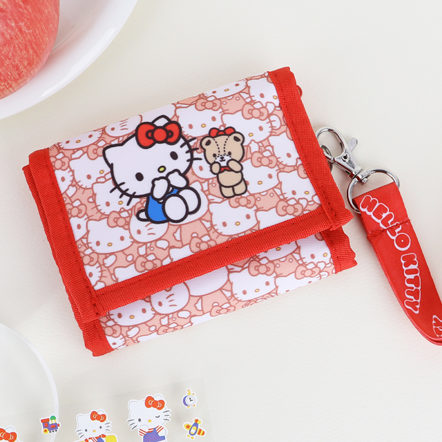 헬로키티 와글와글 3단 목걸이 지갑