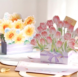 블룸백 플라워 3D 입체카드