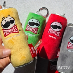 프링글스 원통 키링