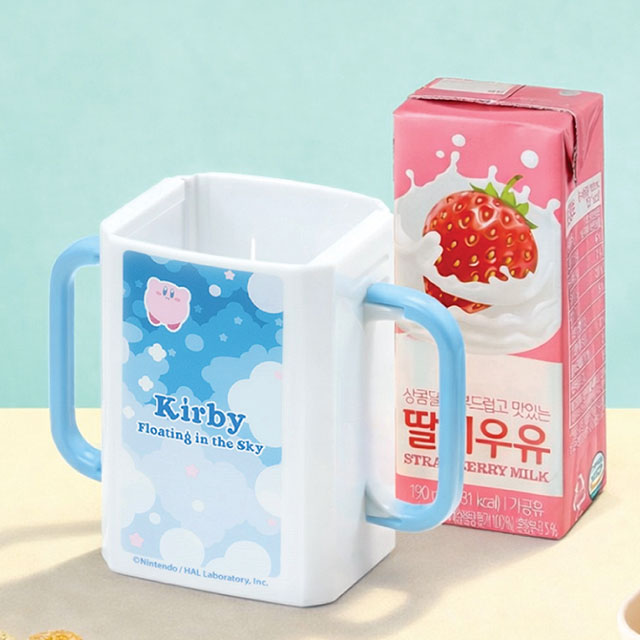 별의 커비 접이식 팩음료 홀더
