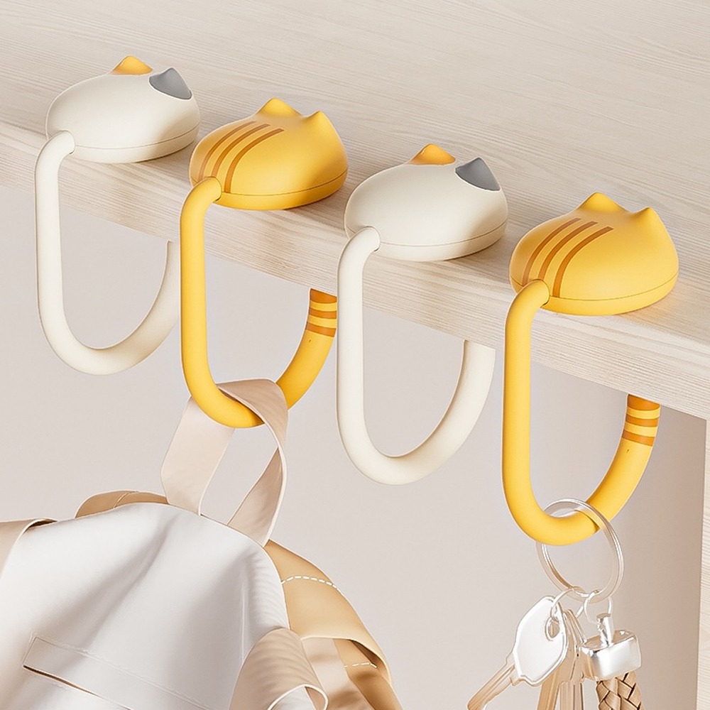 고양이 캐릭터 책상 테이블 백팩 가방걸이 행거