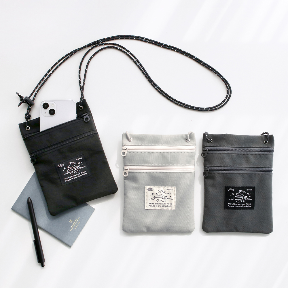 플로비 사코슈 미니크로스백 가벼운 핸드폰 보조가방