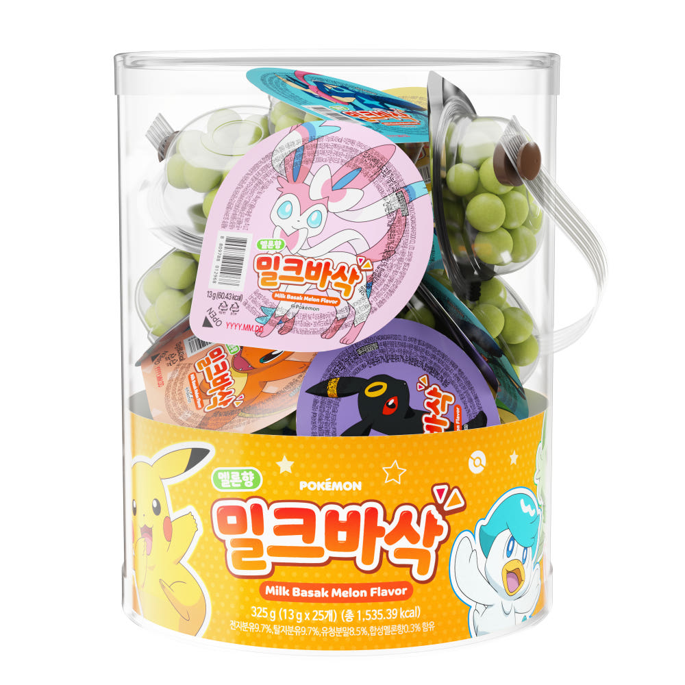 포켓몬스터 밀크바삭 멜론향 13g (25개 1세트)