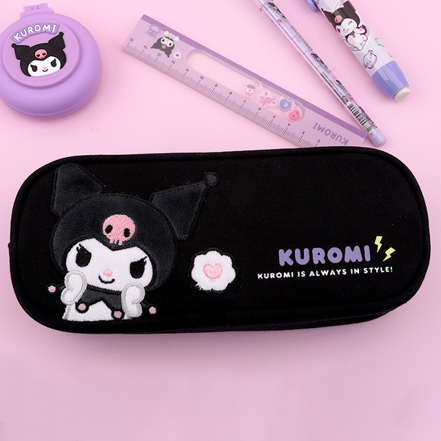 쿠로미 면 아플리케 필통