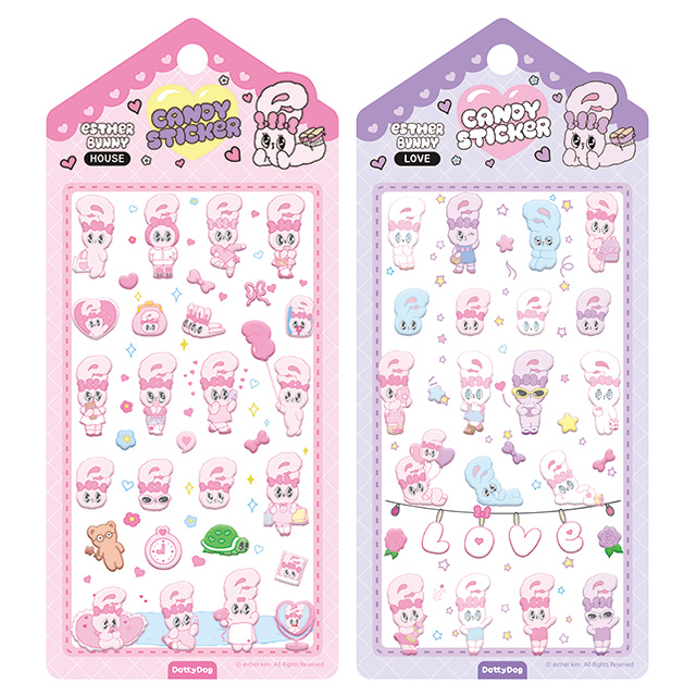 에스더버니 캔디스티커 1탄 (16개 1세트)